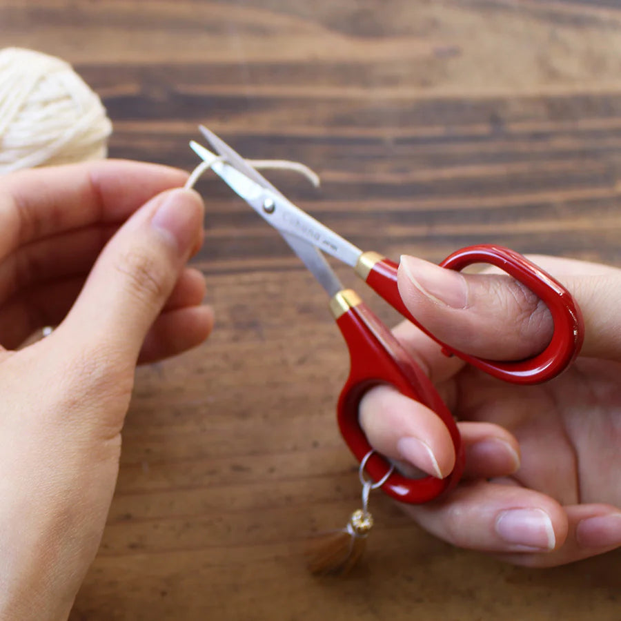 Small Scissors with Lacquered Handles