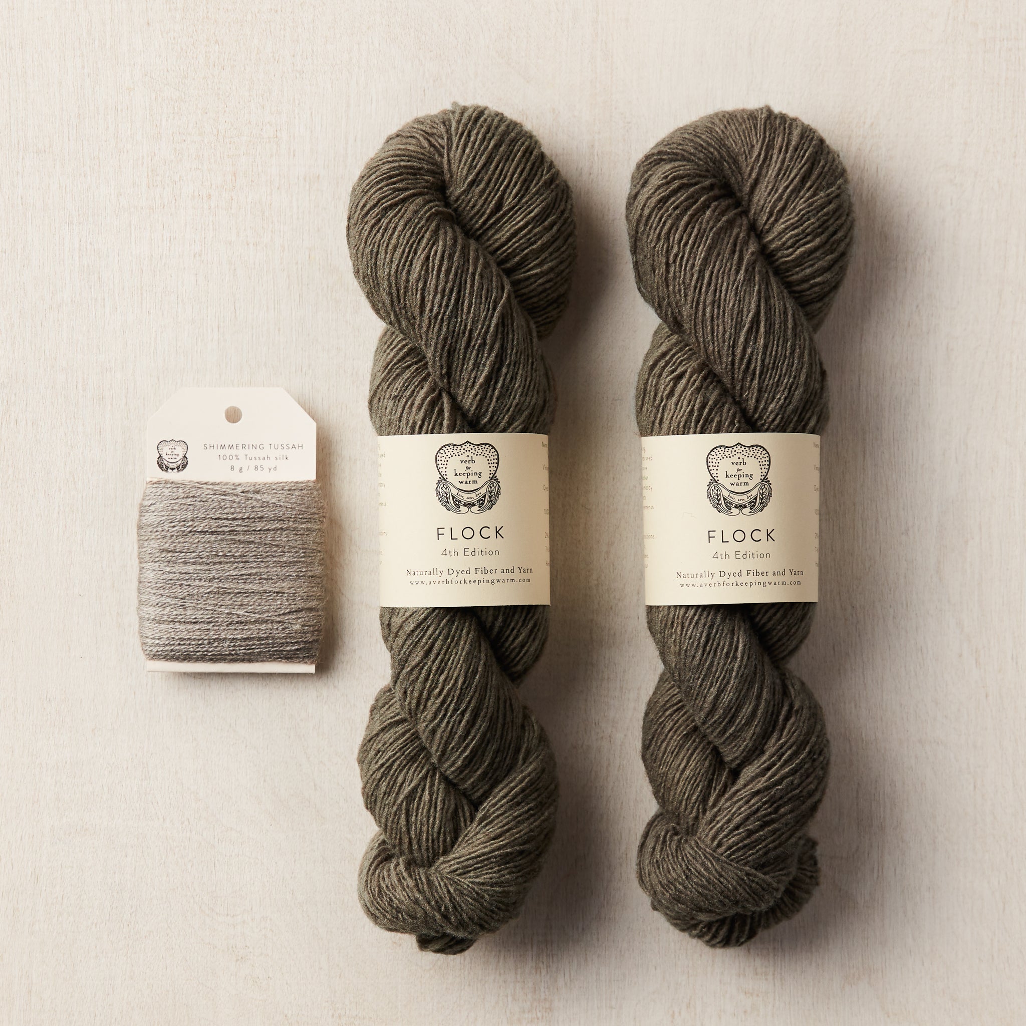 Label: Flock Serpentine Marble and Shimmering Tussah Zinc