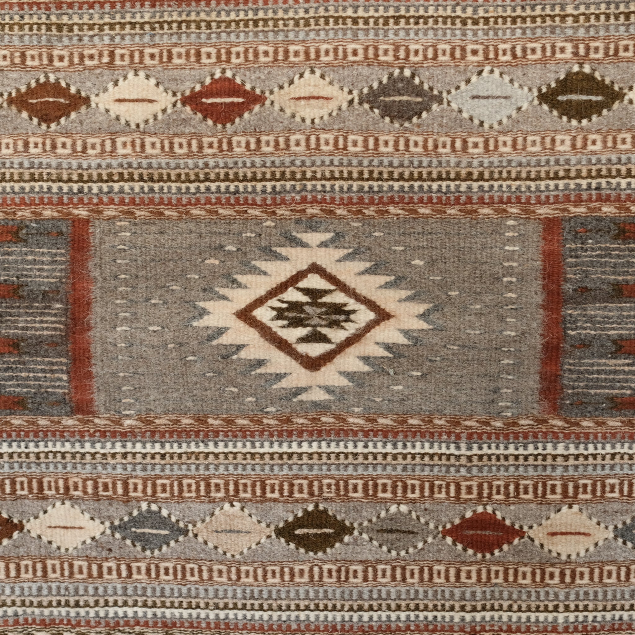 Naturally-dyed Rugs (2.5' x 5') by La Cúpula Rug Gallery + Demetrio Bautista Lazo