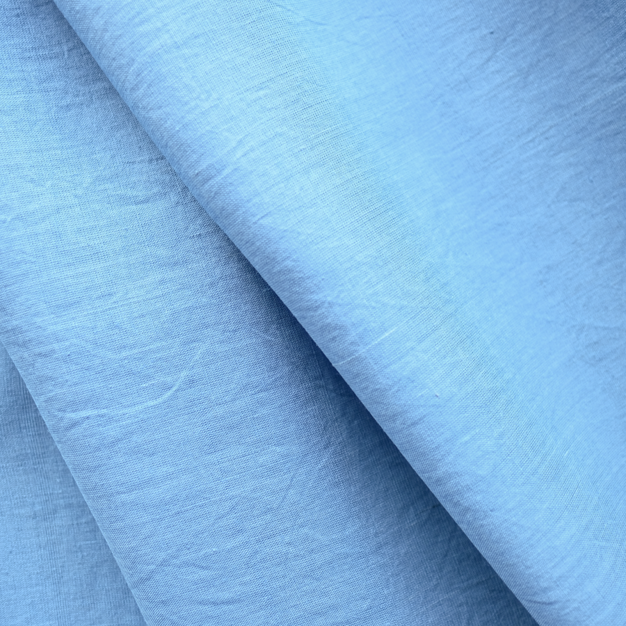 Indigo-dyed fabric - 100% ramie - 17 1/2" wide