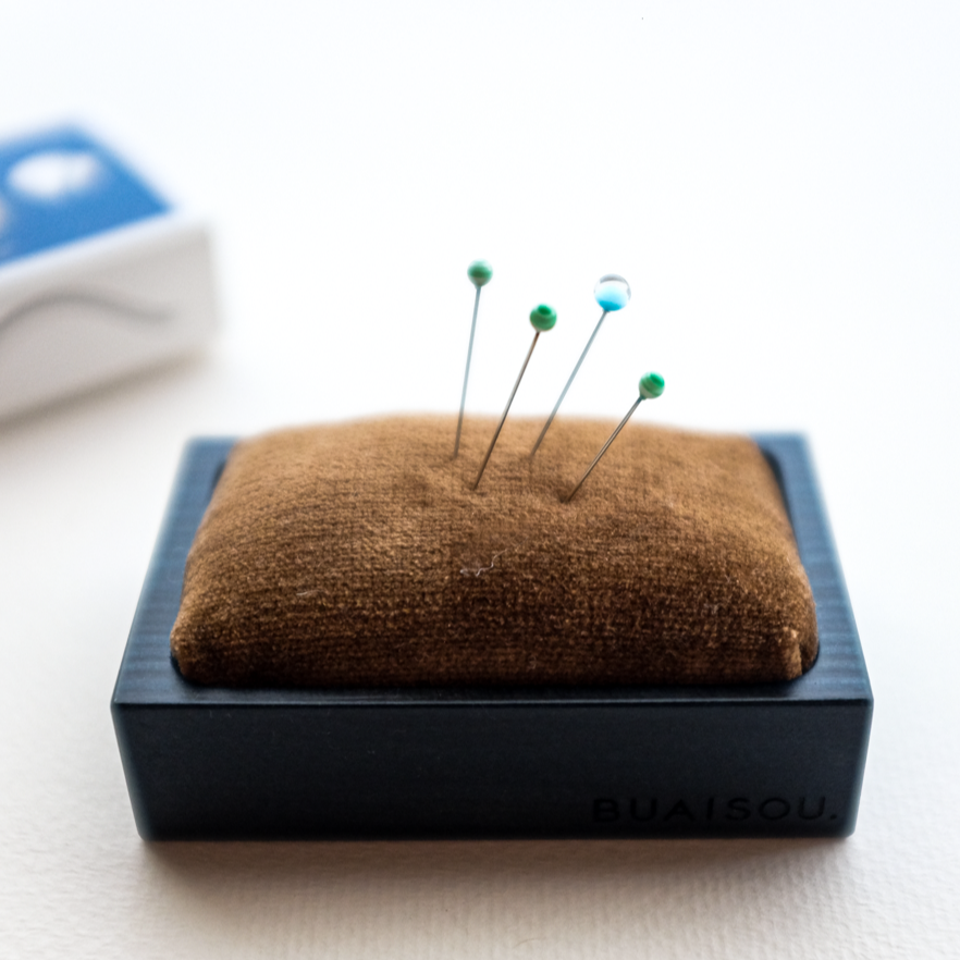 AVFKW x BUAISOU Mushroom + Indigo-Dyed Pin Cushion