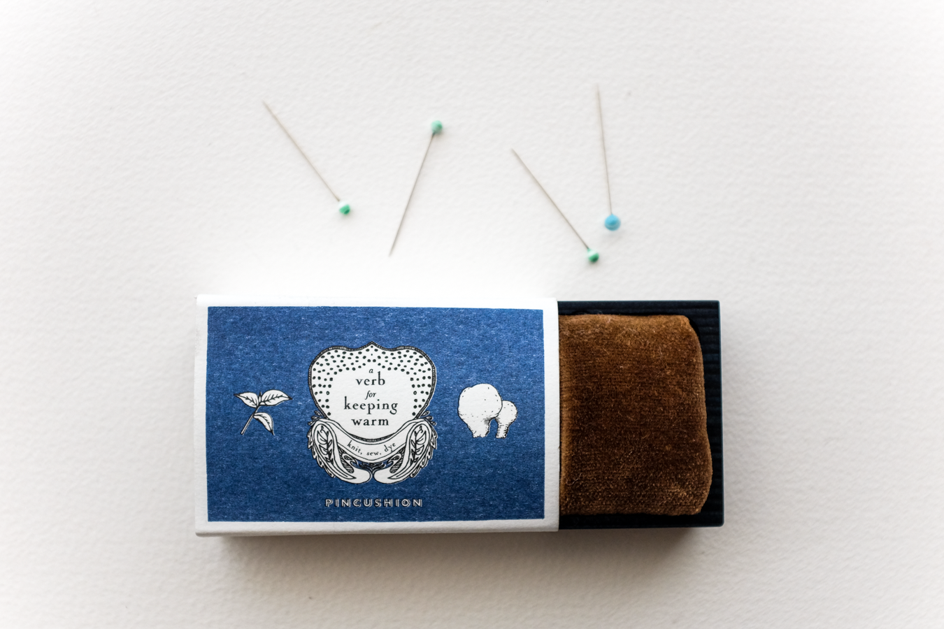 AVFKW x BUAISOU Mushroom + Indigo-Dyed Pin Cushion