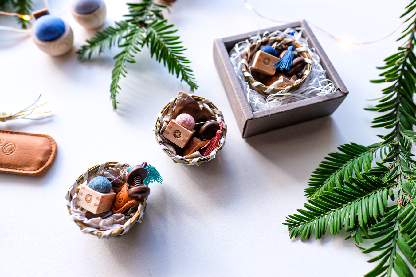 Gift Set: Seki Mini Scissors and Mini Masu Pincushion