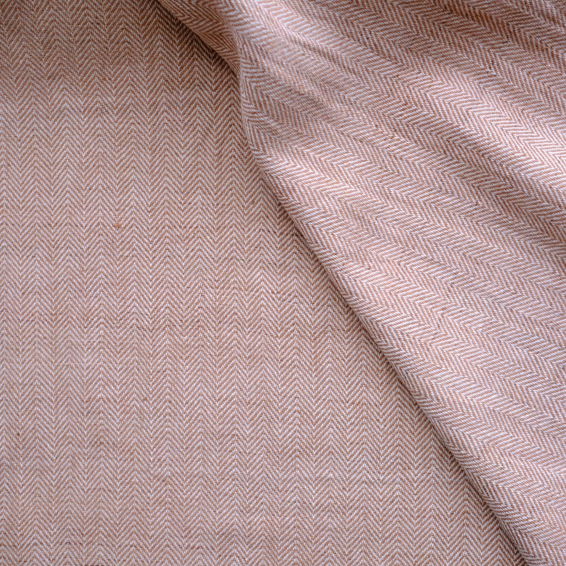 label: Herringbone - Acacia and White