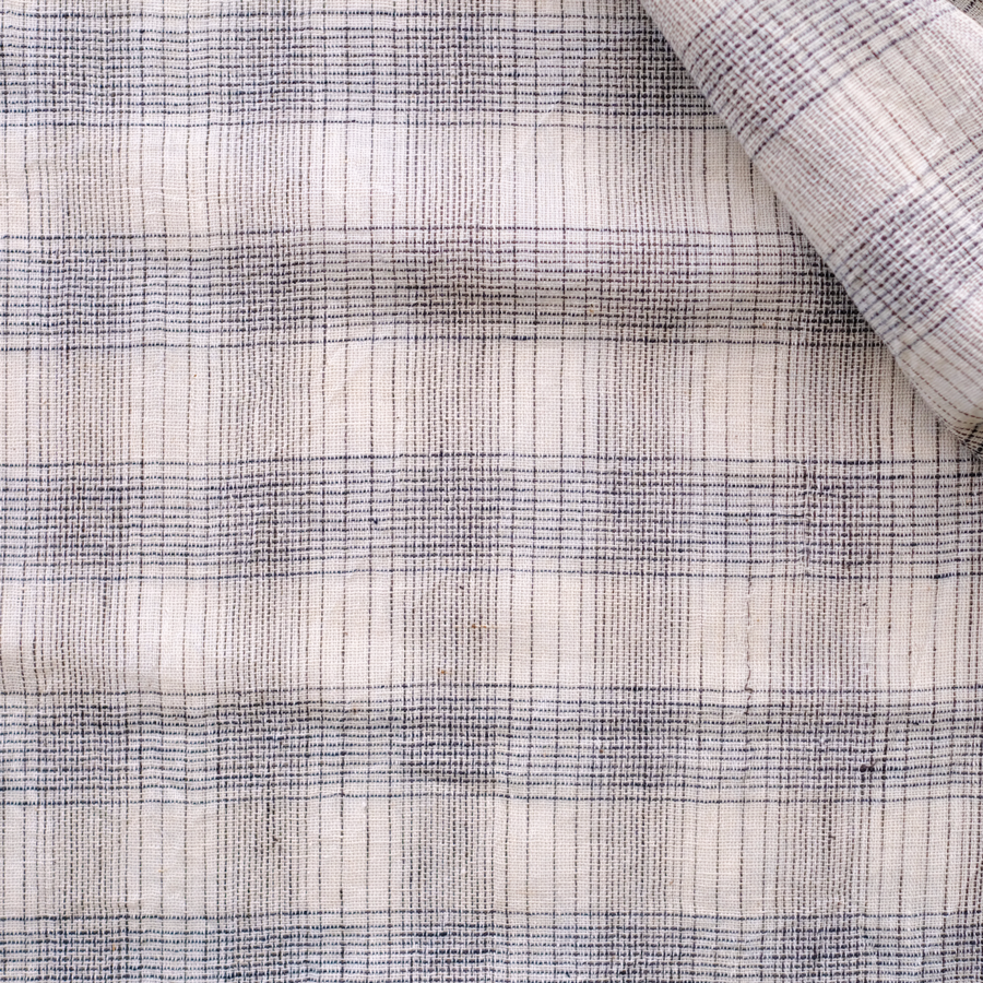 Label: Check - Version 1 - Black Indigo and White