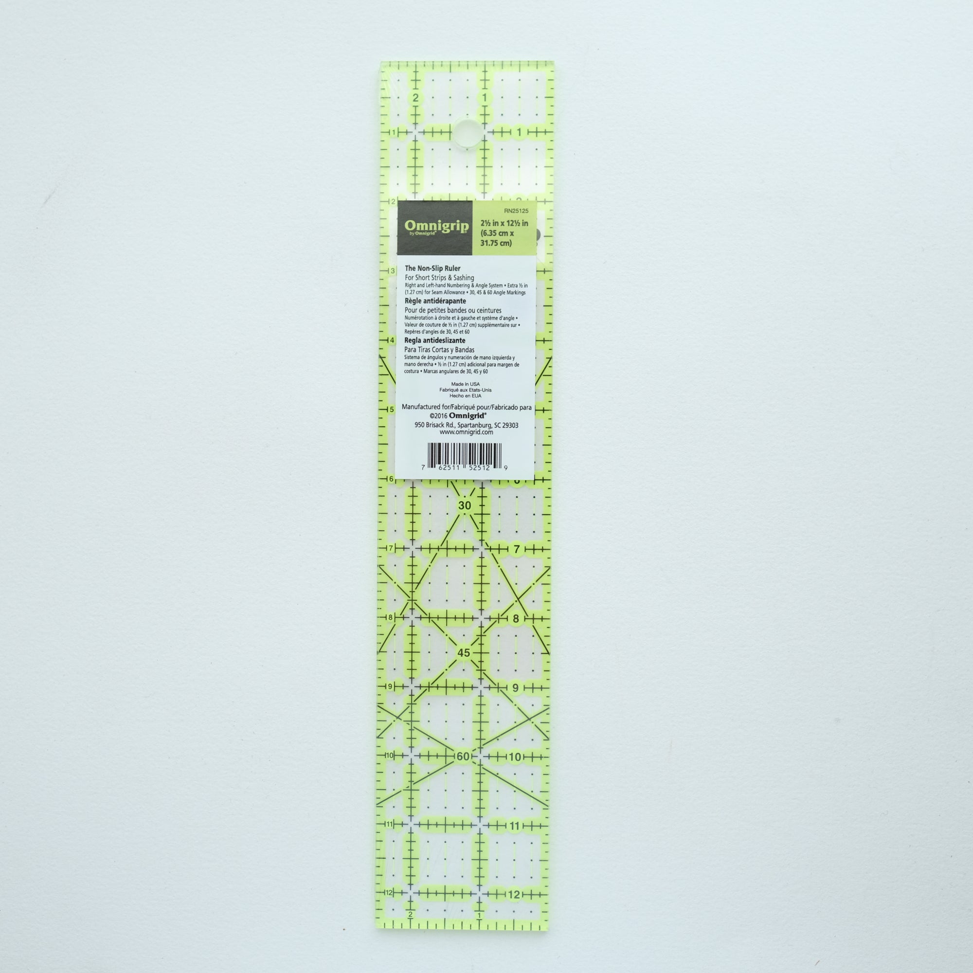 Omnigrip Non-Slip Ruler