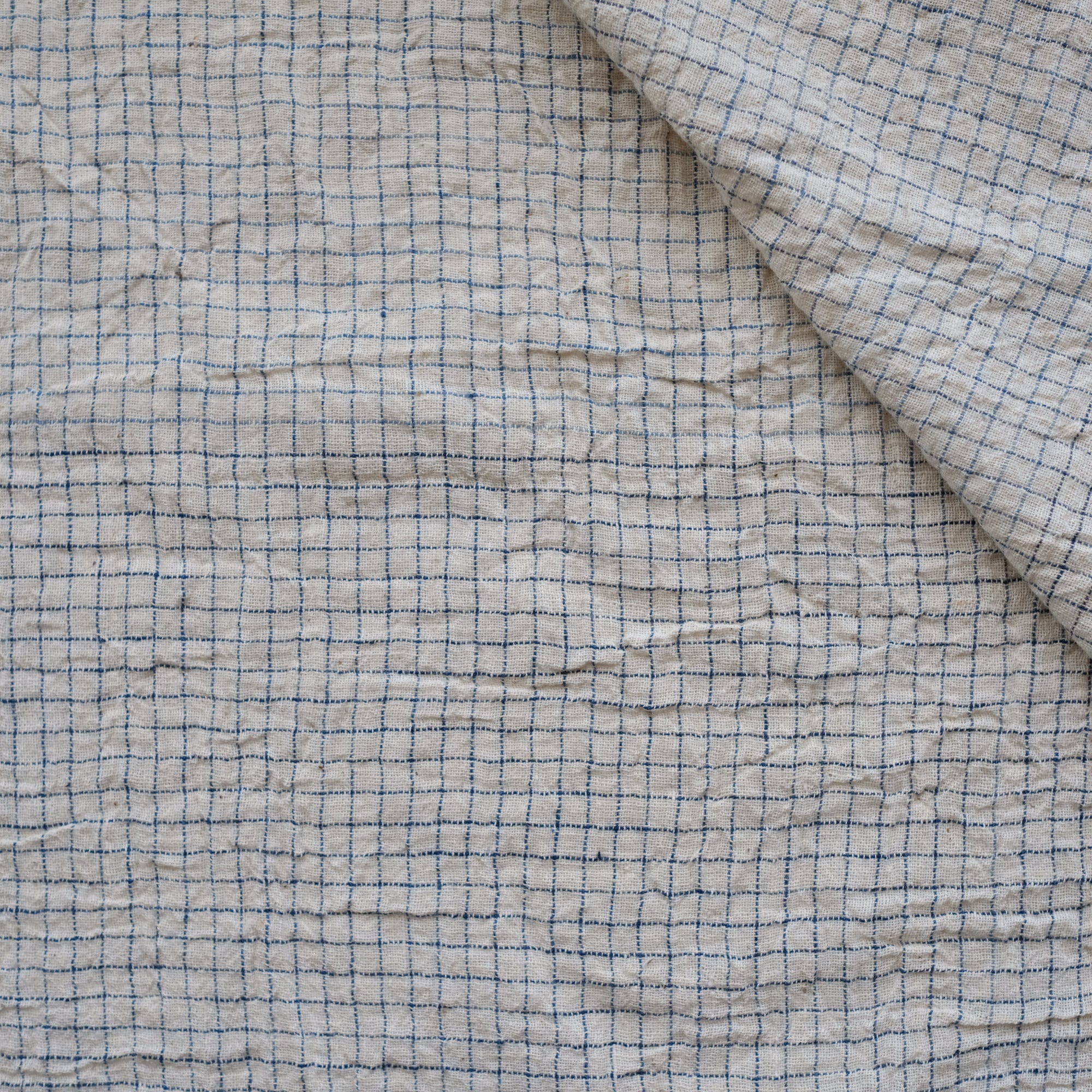 Label: Grid - Natural and Indigo