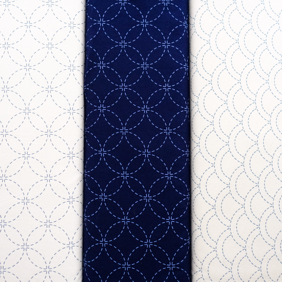 Sashiko Cotton Fabric Yardage