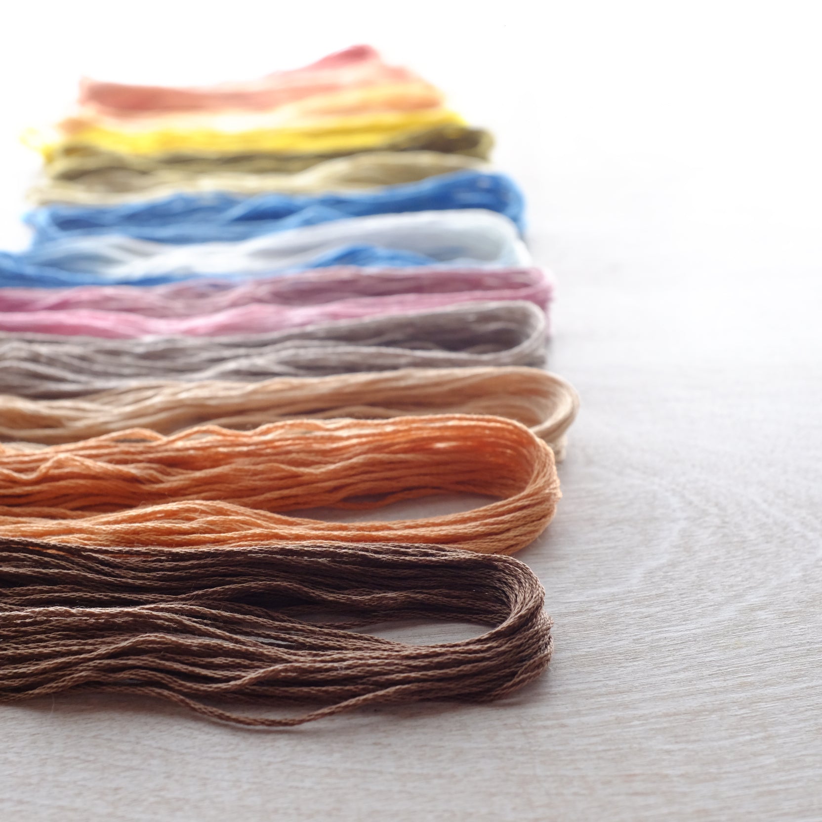 Naturally Dyed Embroidery Floss - DYE-TO-ORDER