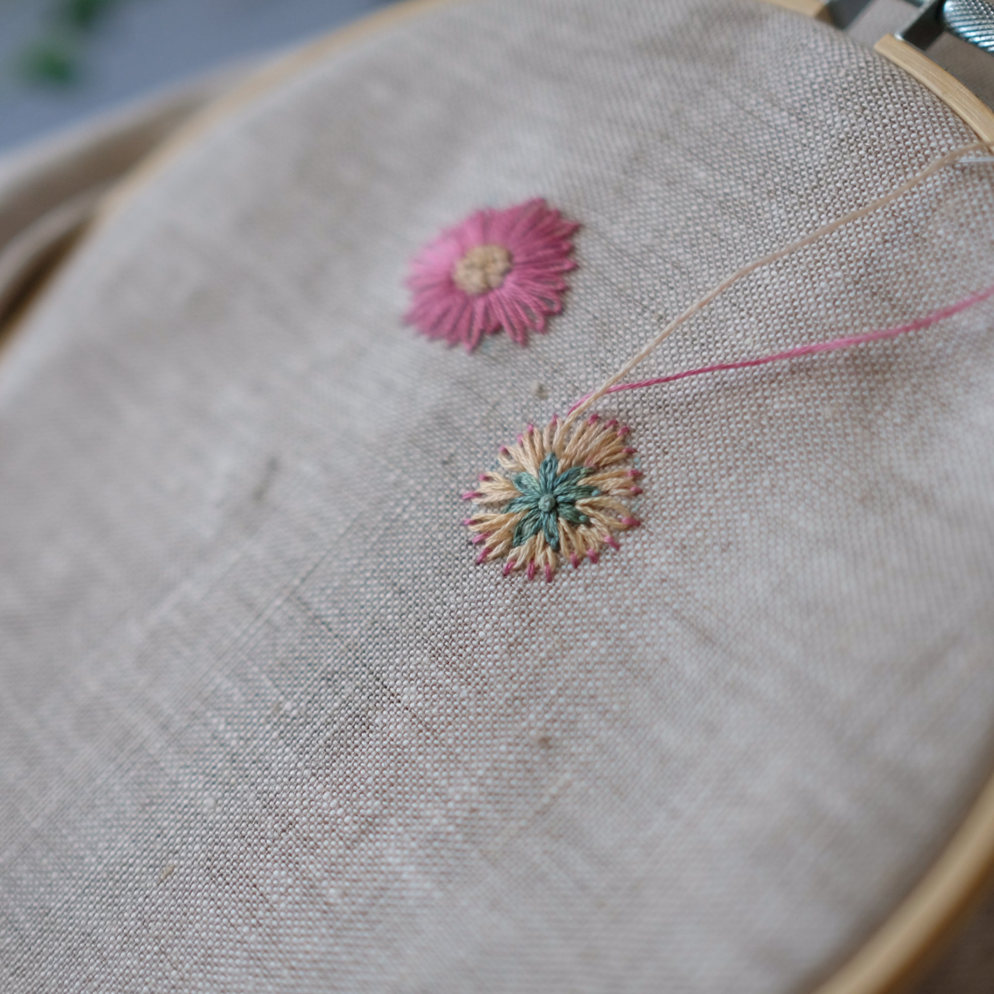 Embroidered Garden Flowers by Kazuko Aoki