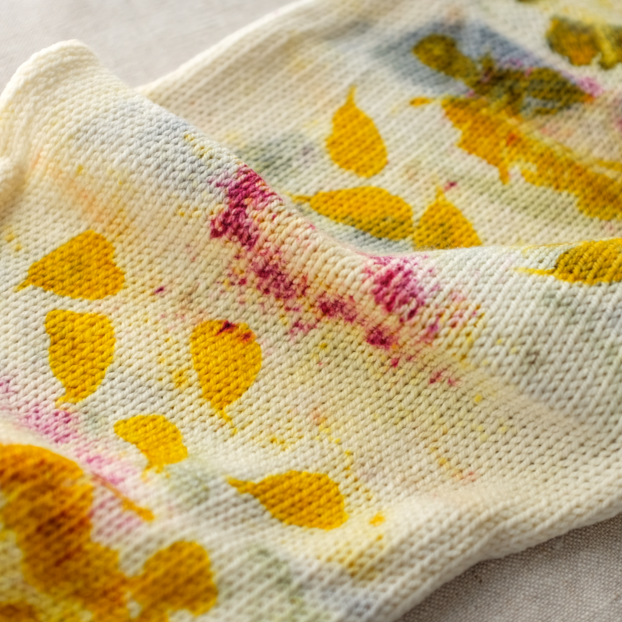 Mapping Color: Ecoprinting with Plants on Yarn - Saturday, July 15