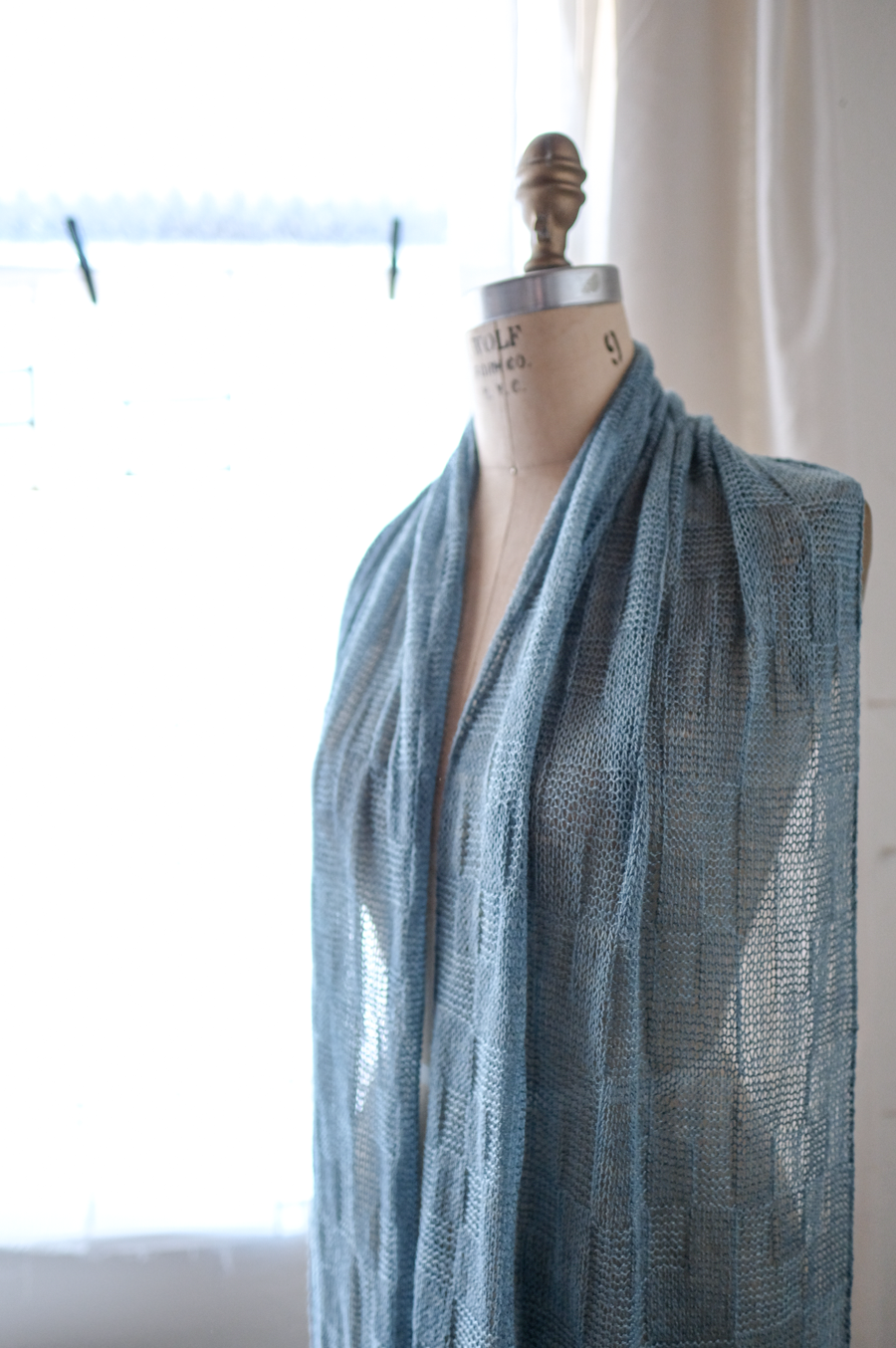 AVFKW x Cecelia Campochiaro - Elisabetta Damask Shawl Bundle - DYE-TO-ORDER