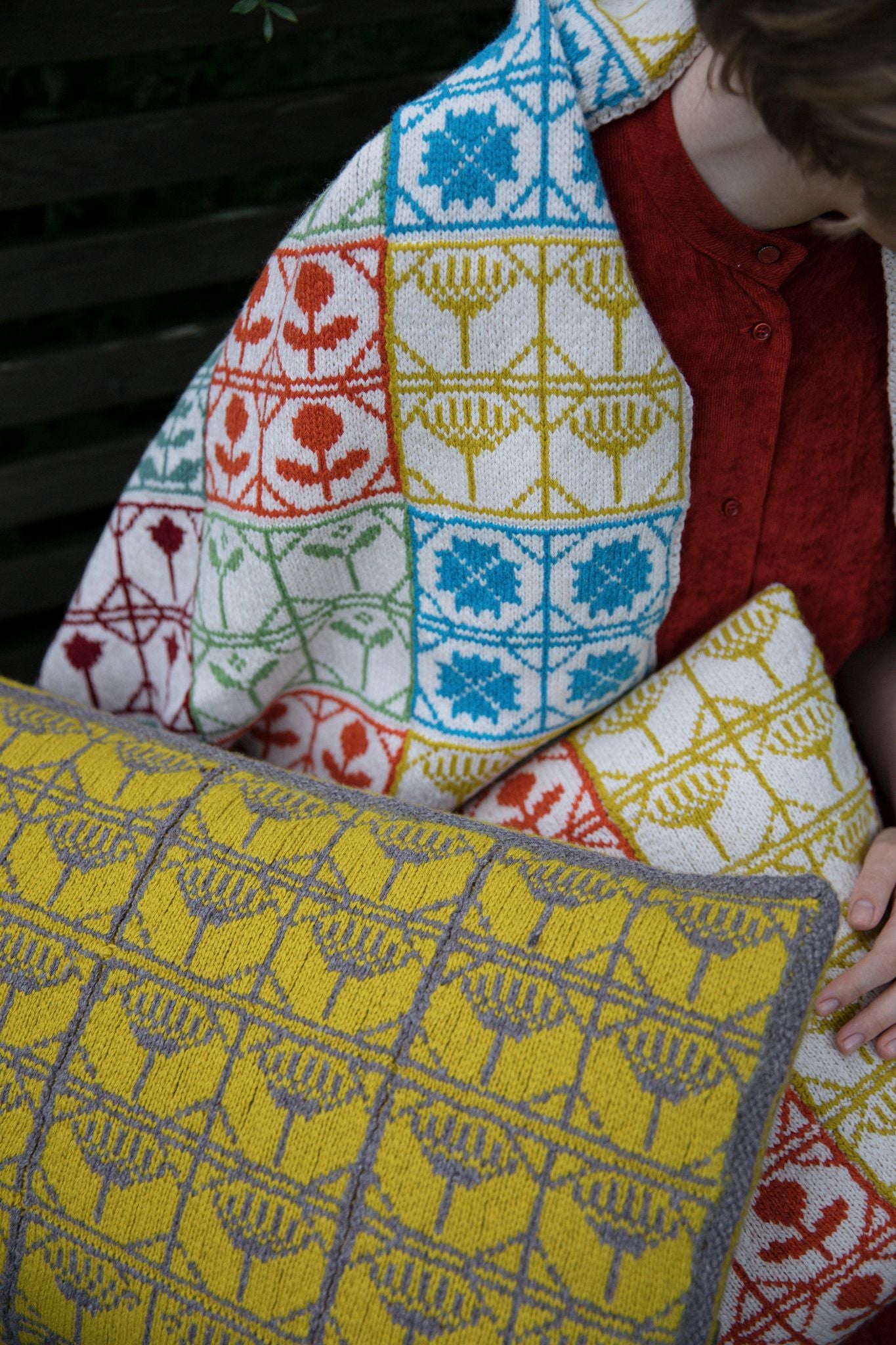 The Knitted Fabric: Colorwork Projects for You and Your Home by Dee Hardwicke