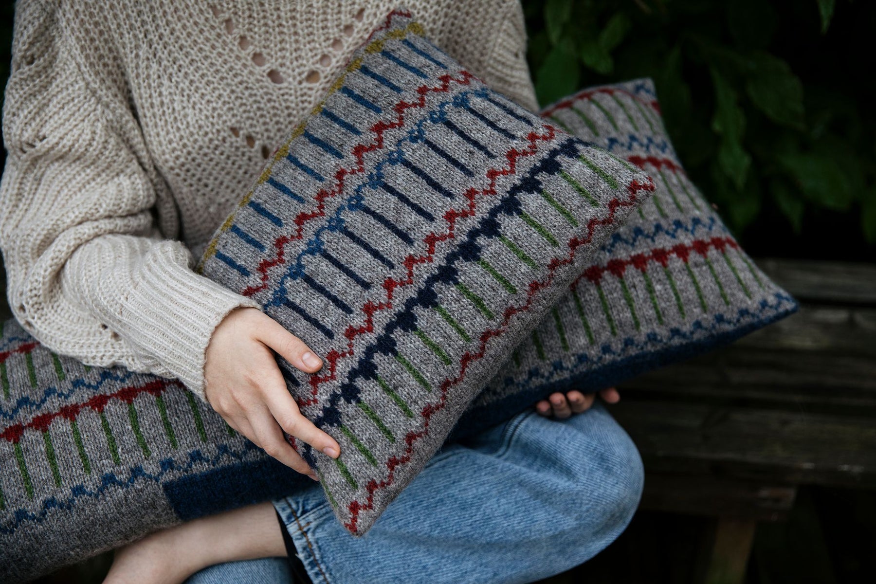 The Knitted Fabric: Colorwork Projects for You and Your Home by Dee Hardwicke