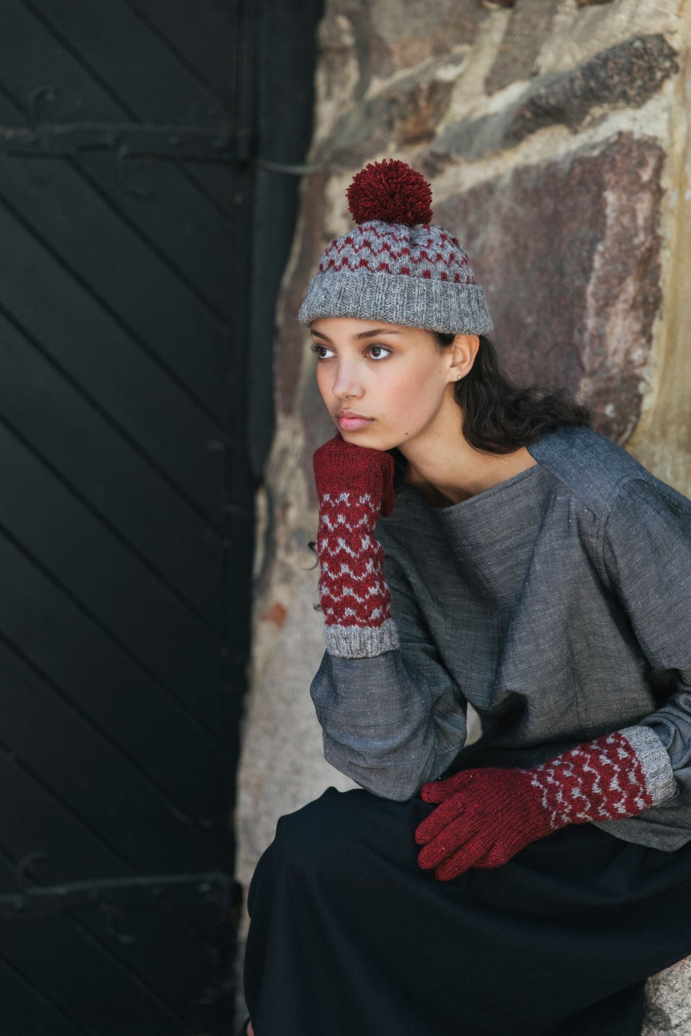 The Knitted Fabric: Colorwork Projects for You and Your Home by Dee Hardwicke