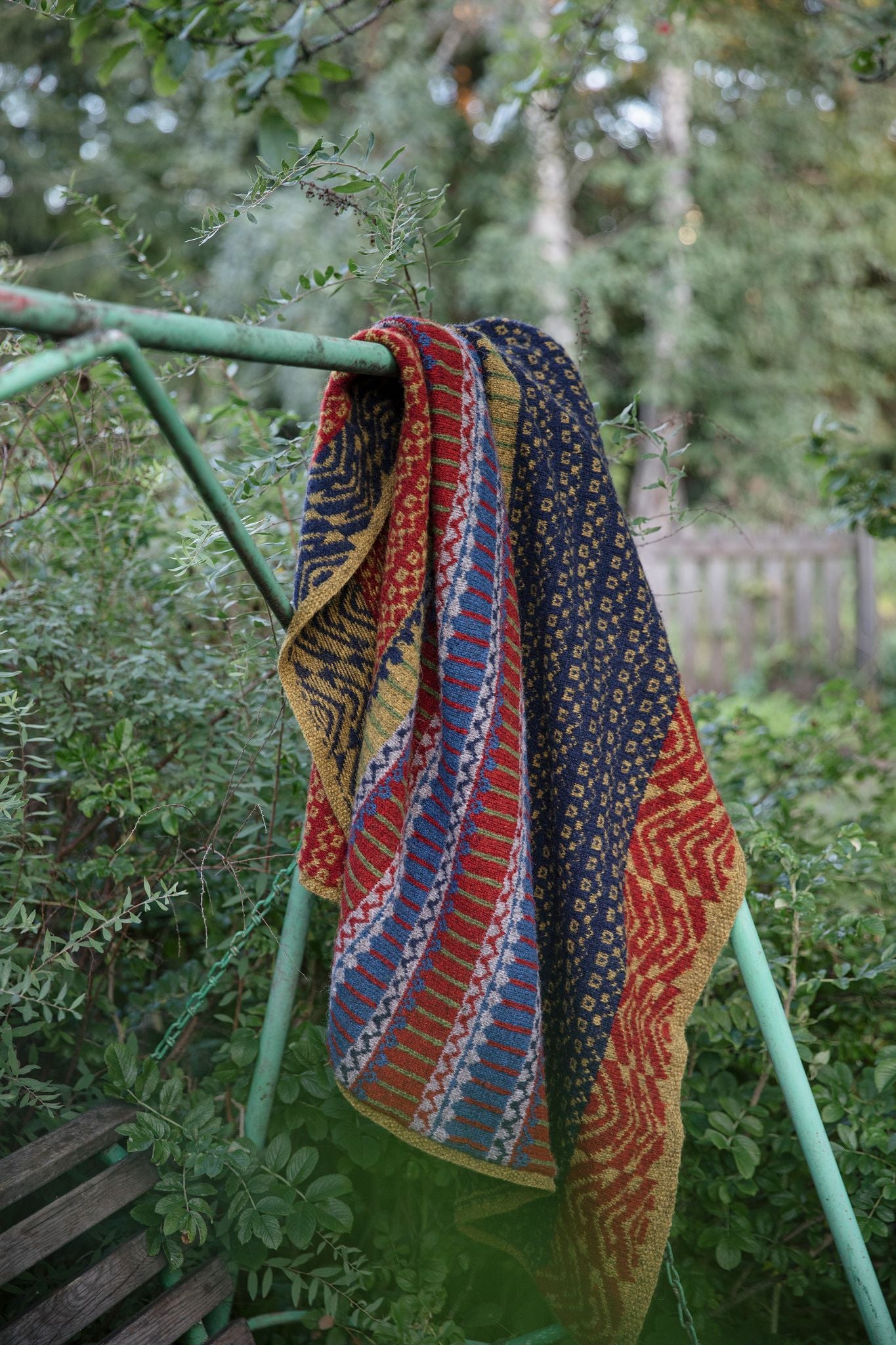 The Knitted Fabric: Colorwork Projects for You and Your Home by Dee Hardwicke