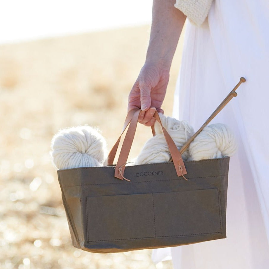 Kraft Caddy + Leather Handle Kit Short