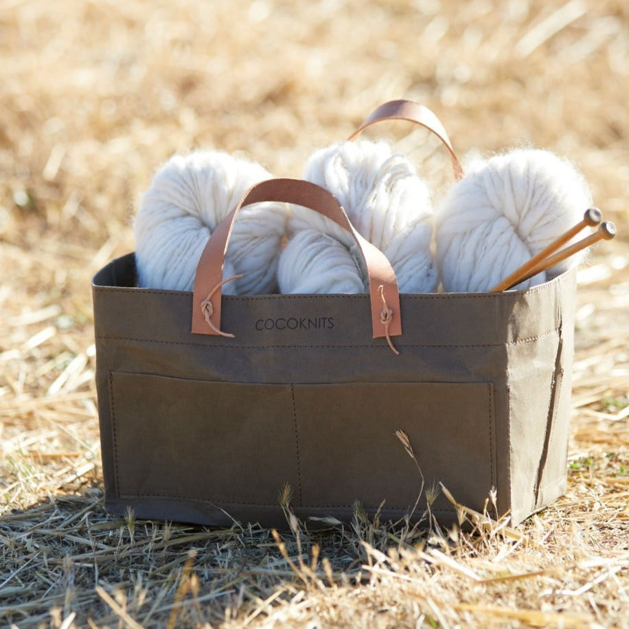 Kraft Caddy + Leather Handle Kit Short