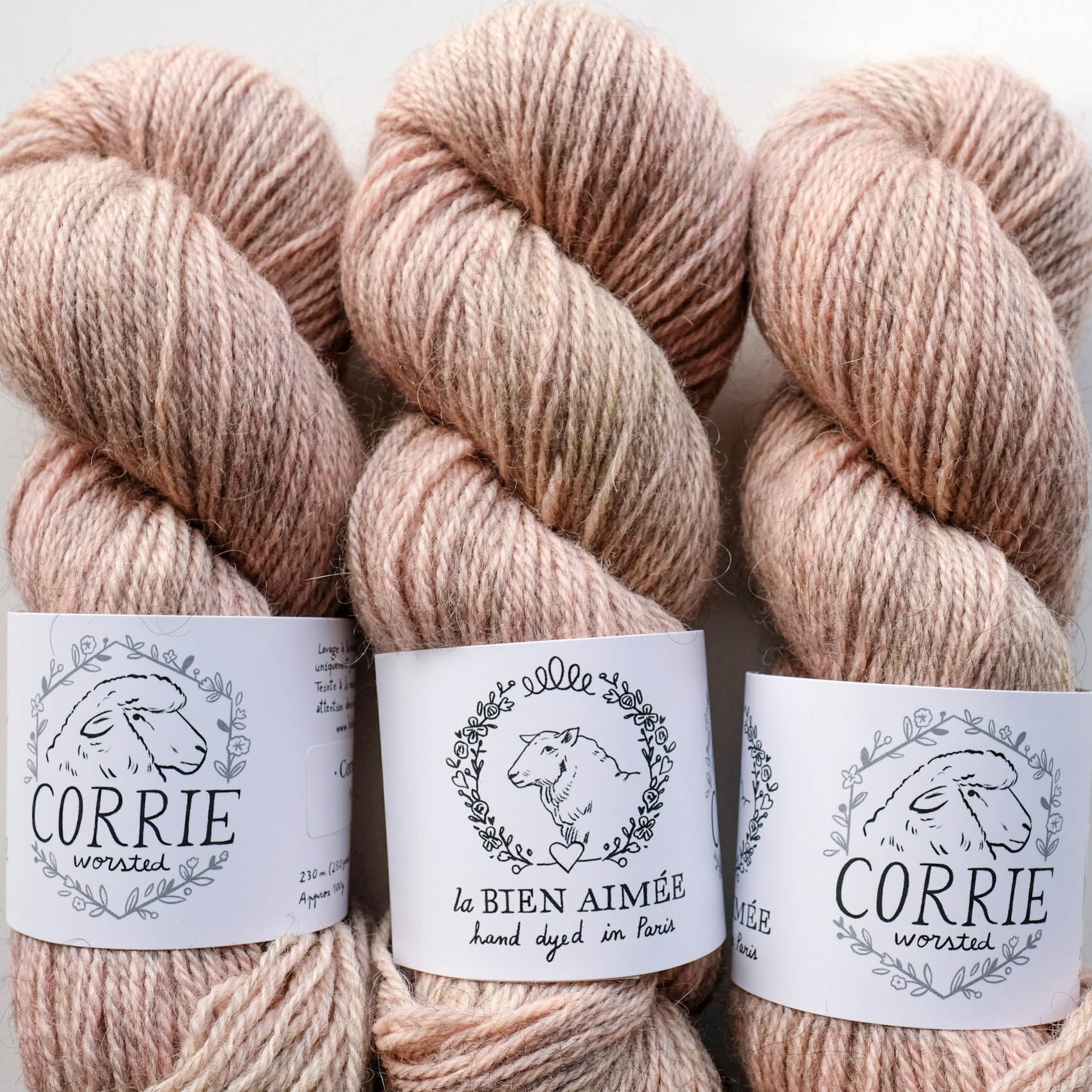 Corrie Worsted / Wensley Worsted / Corrie Confetti / Confetti