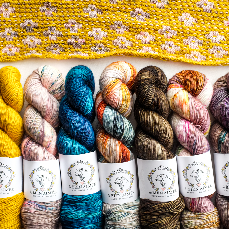 La Bien Aimée x Amy Christoffers - Pressed Flowers Shawl Bundle