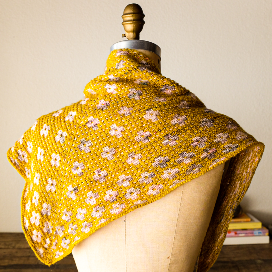 La Bien Aimée x Amy Christoffers - Pressed Flowers Shawl Bundle