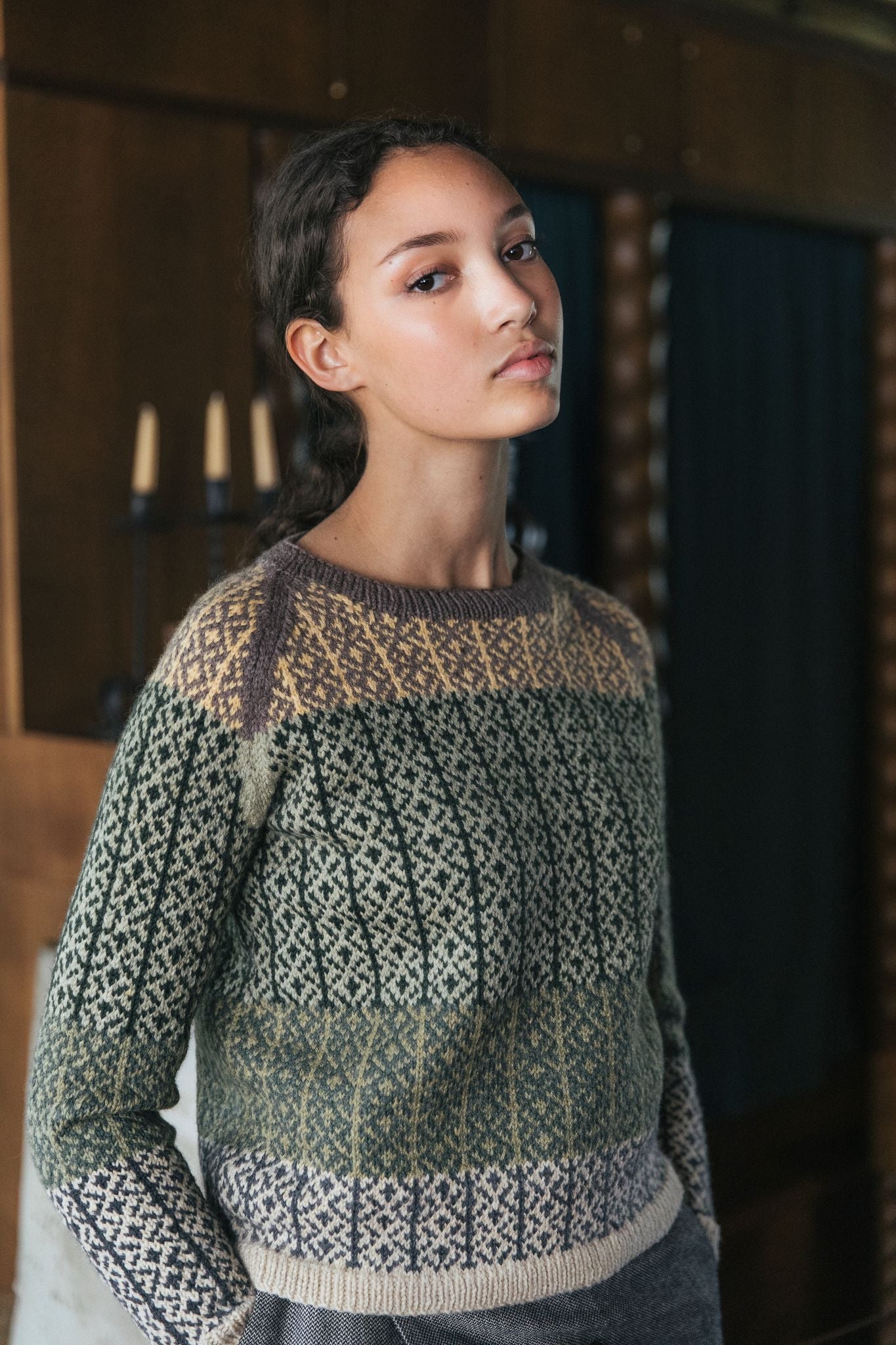 The Knitted Fabric: Colorwork Projects for You and Your Home by Dee Hardwicke