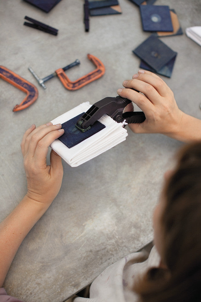 Indigo + Shibori: Clamp Resist - Saturday, June 22nd 2024