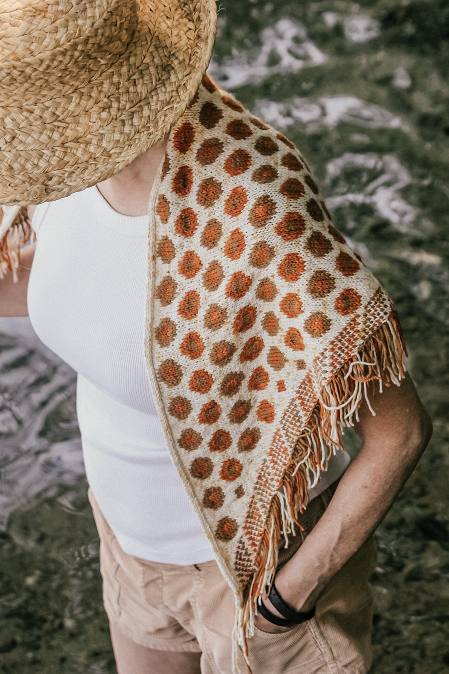 AVFKW x Mary Jane Mucklestone - Peach Pit Shawl Bundle