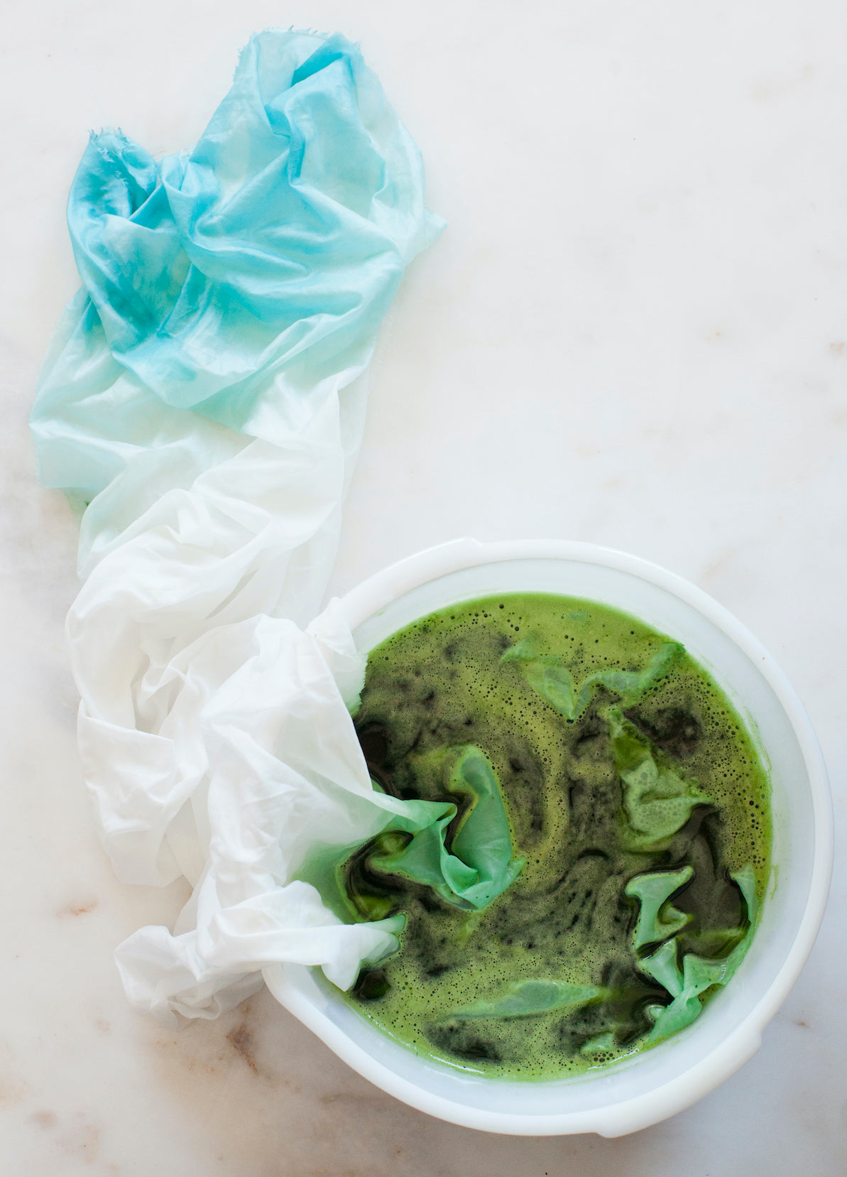 Dyeing with Freshly Harvested Indigo Leaves - Saturday, August 3rd, 2024