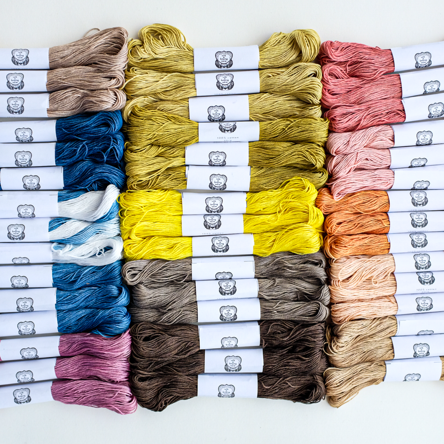 Naturally Dyed Sashiko Thread