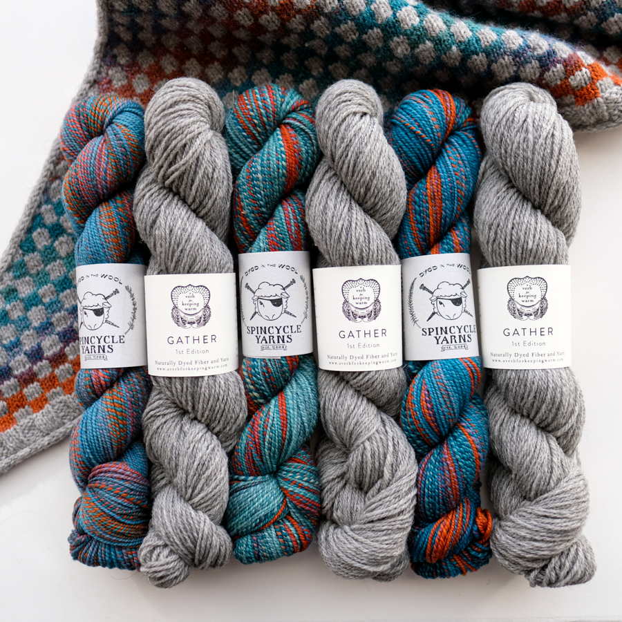 AVFKW x Spincycle Yarn x Maxim Cyr Squaropolis Shawl Bundle