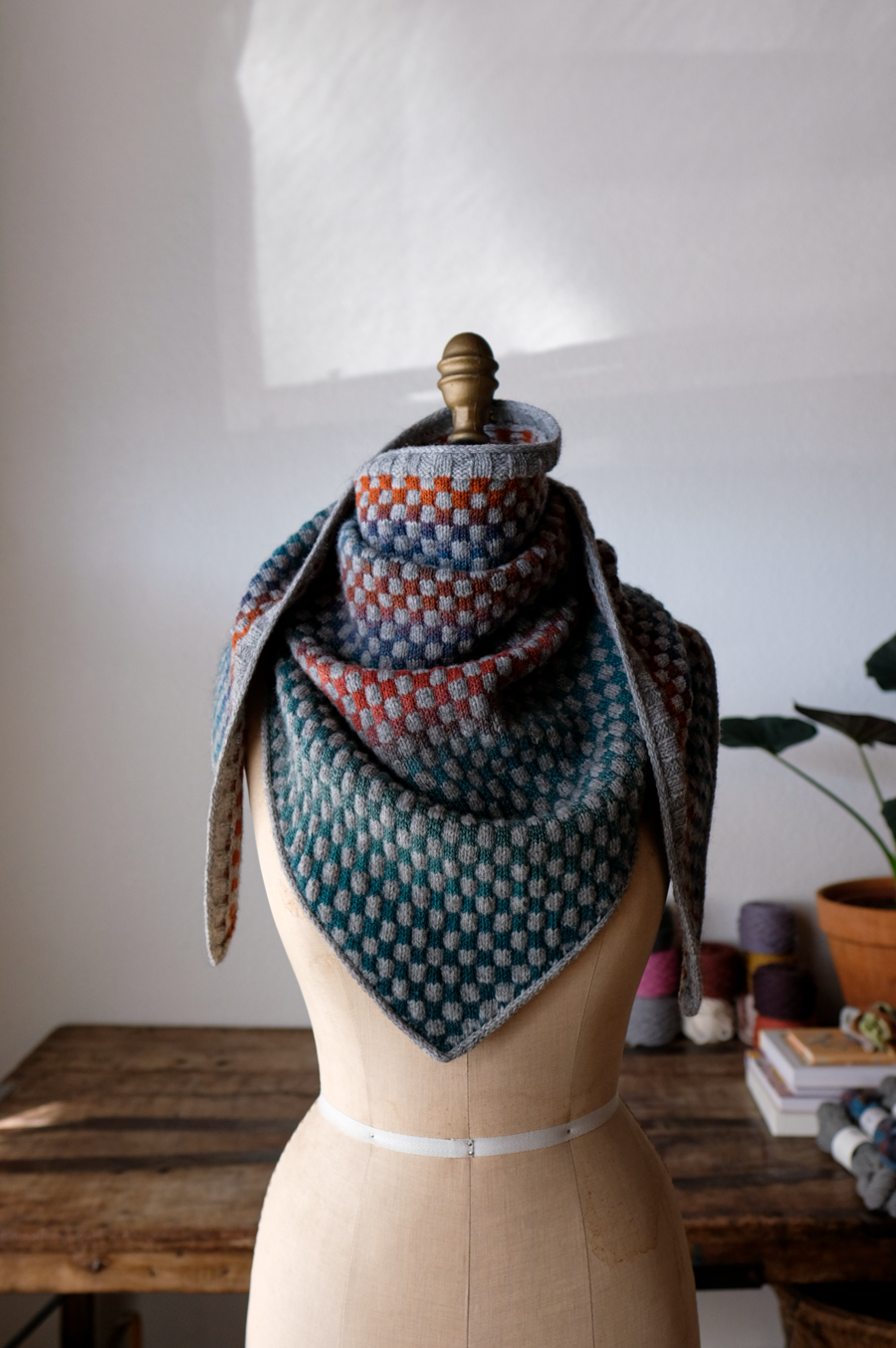 AVFKW x Spincycle Yarn x Maxim Cyr Squaropolis Shawl Bundle