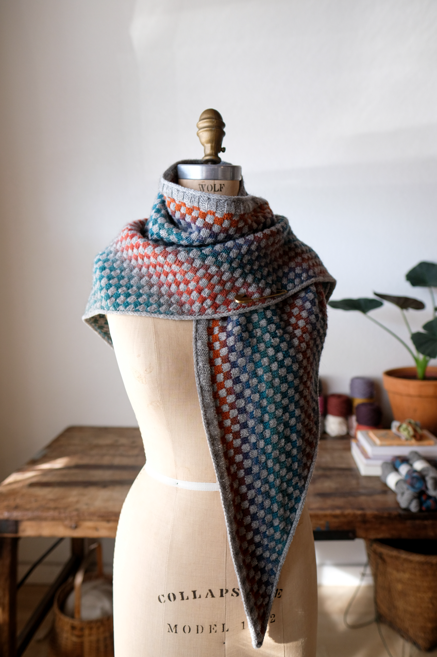 AVFKW x Spincycle Yarn x Maxim Cyr Squaropolis Shawl Bundle