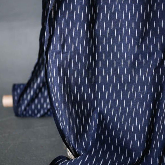 Label: Stormy Ikat Blue