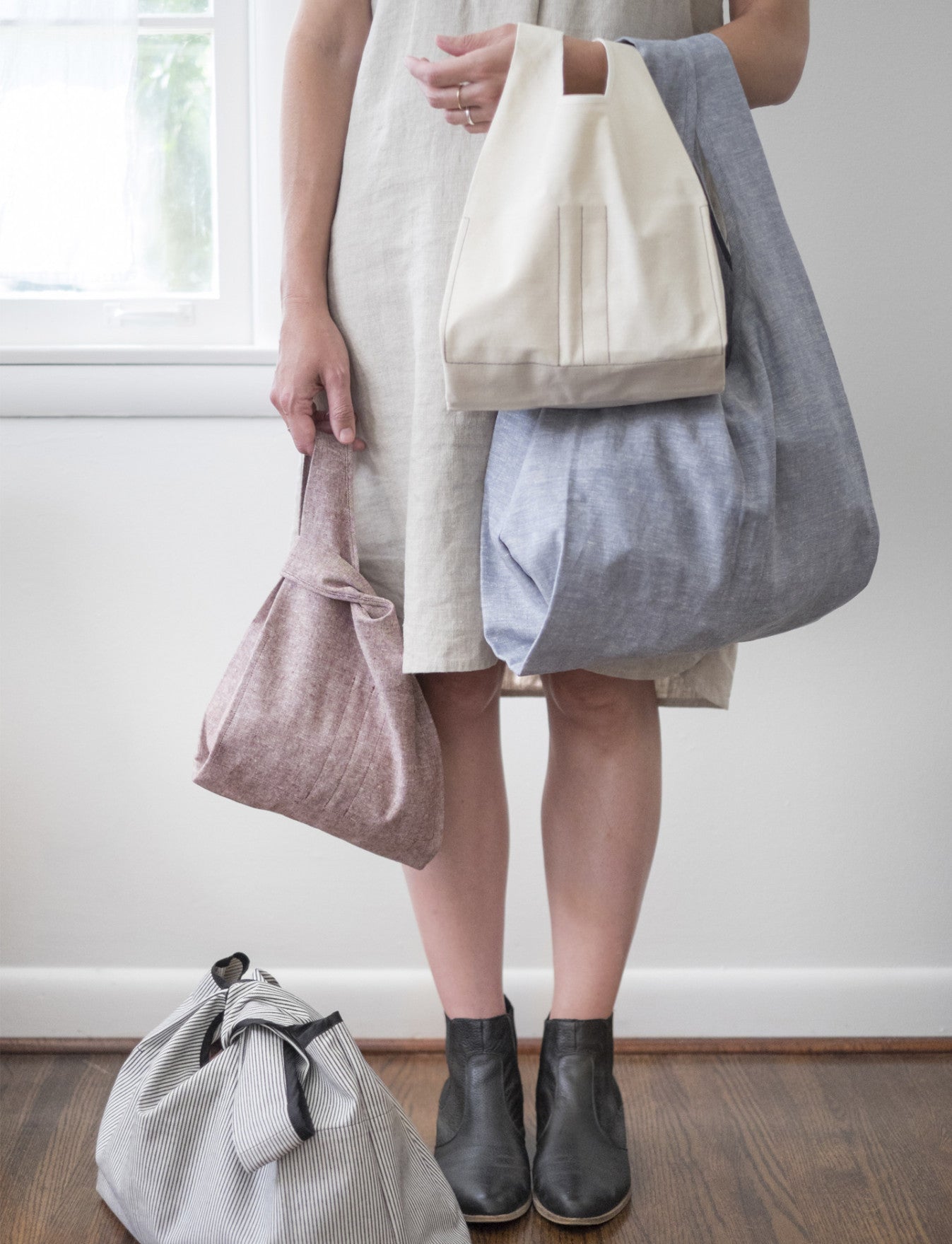 Grainline Studio x Fringe Association - Stowe Bag Pattern