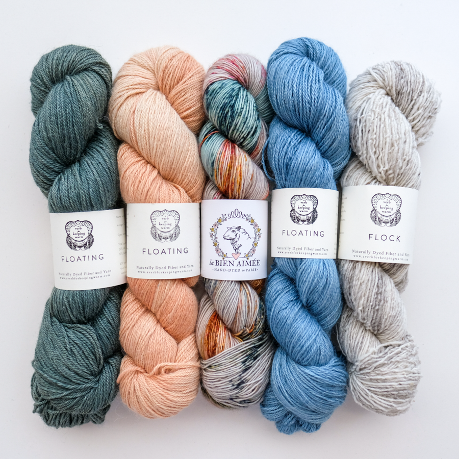 AVFKW x La Bien Aimée x Stephen West - Vertices Unite Shawl Bundle