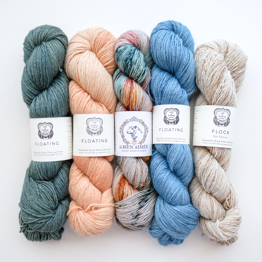 AVFKW x La Bien Aimée x Stephen West - Vertices Unite Shawl Bundle