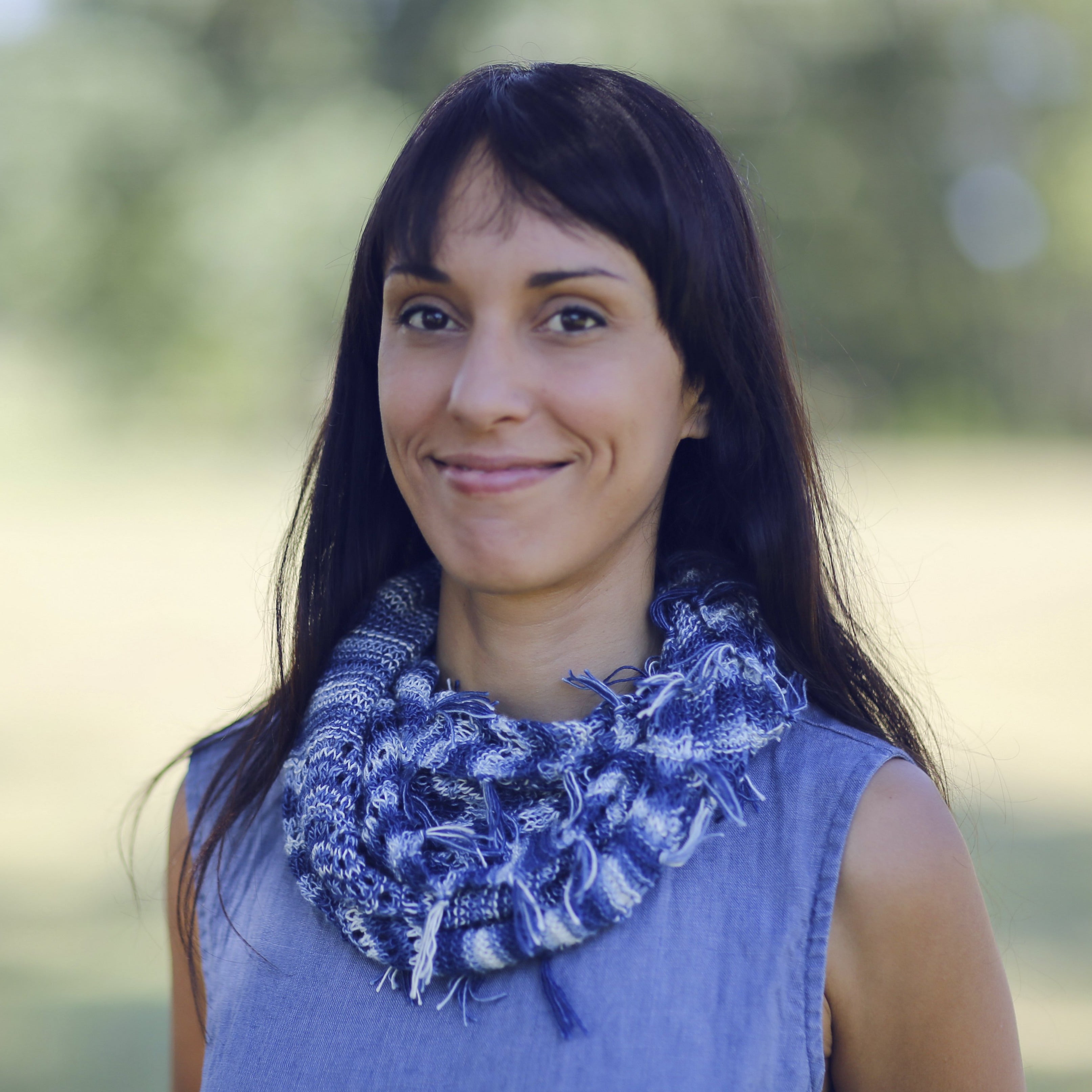 AVFKW x Joji Locatelli - Fringed Denim Cowl Special Colorway