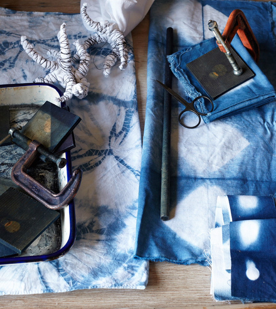 Indigo + Shibori: Clamp Resist - Saturday, June 22nd 2024