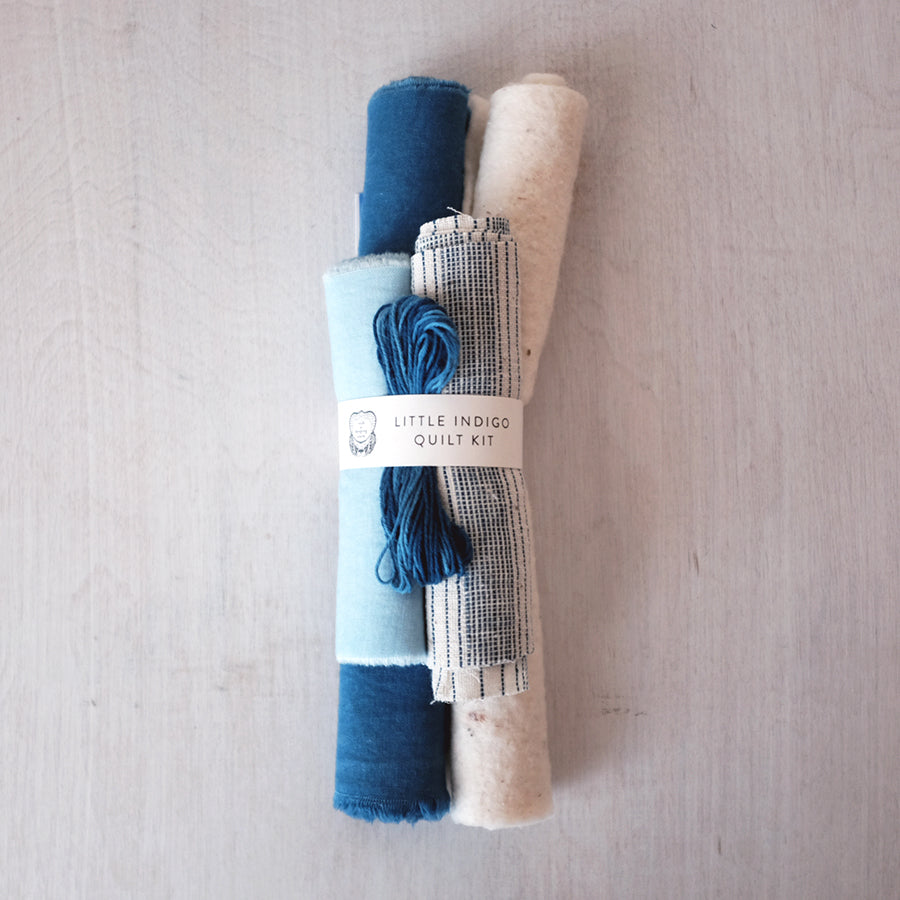 Label: Little Indigo Quilt Kit - Original