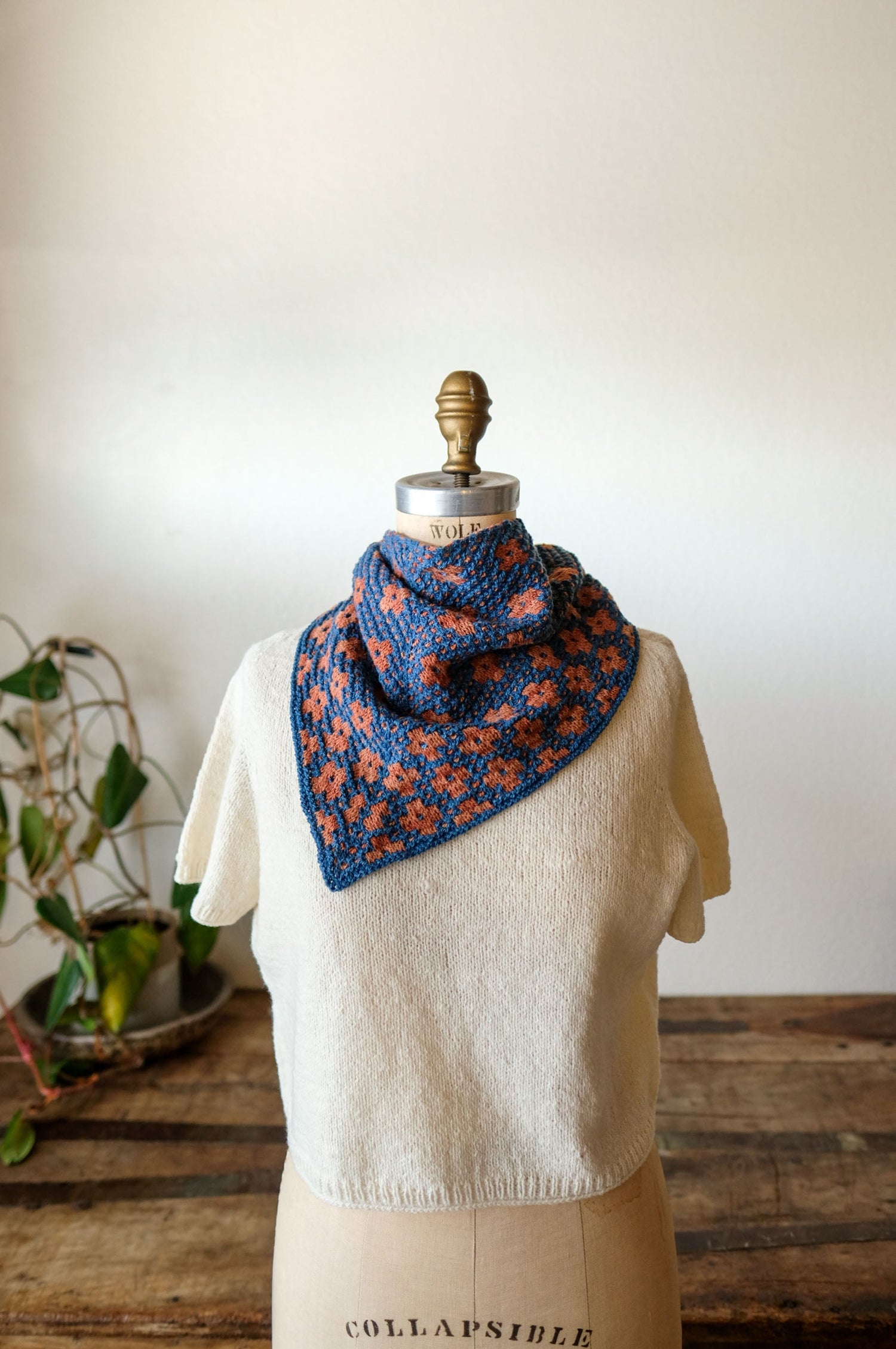 Pressed Flowers Shawl by Amy Christoffers // knit in Nibble