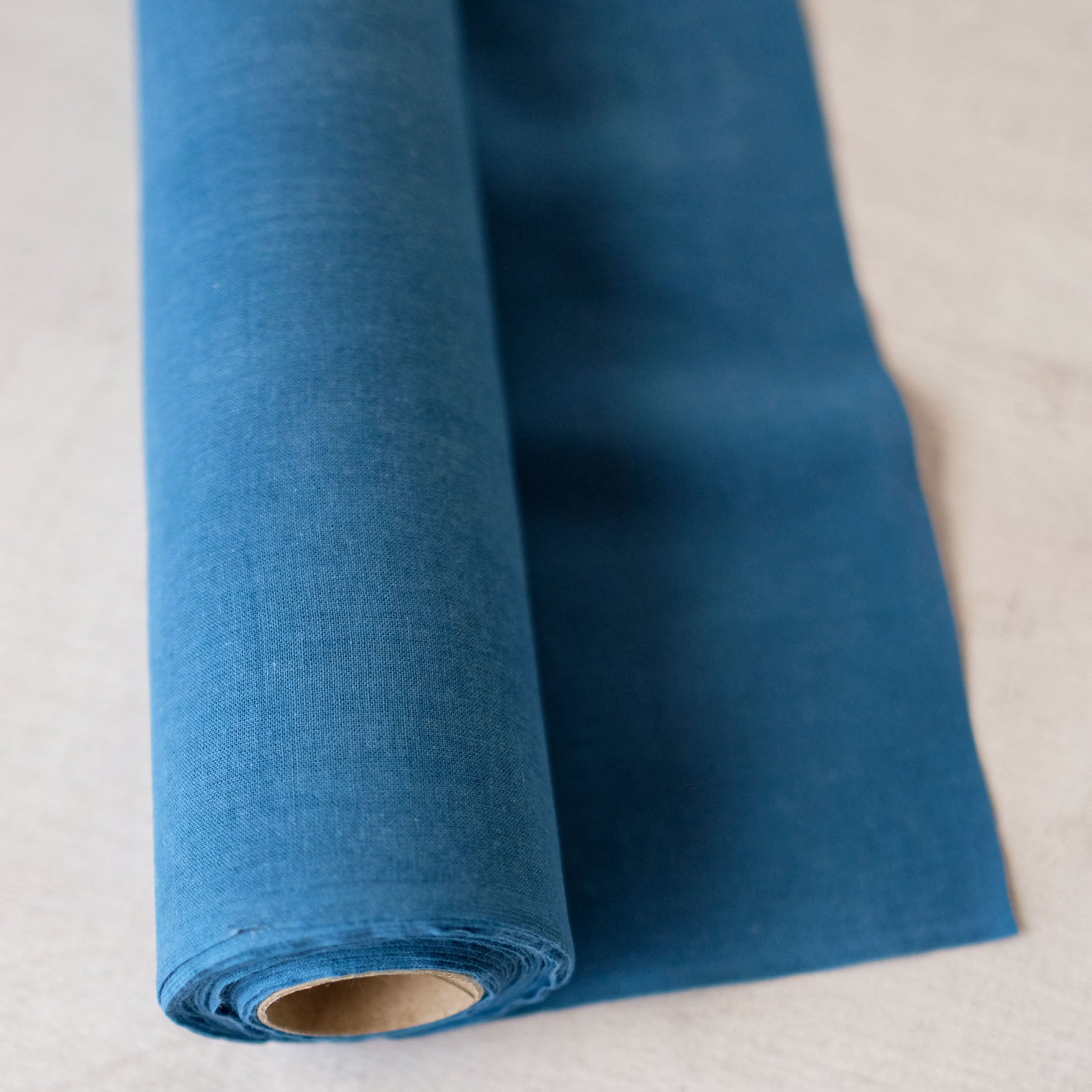 Indigo-dyed fabric - 100% cotton - 13 3/4" wide