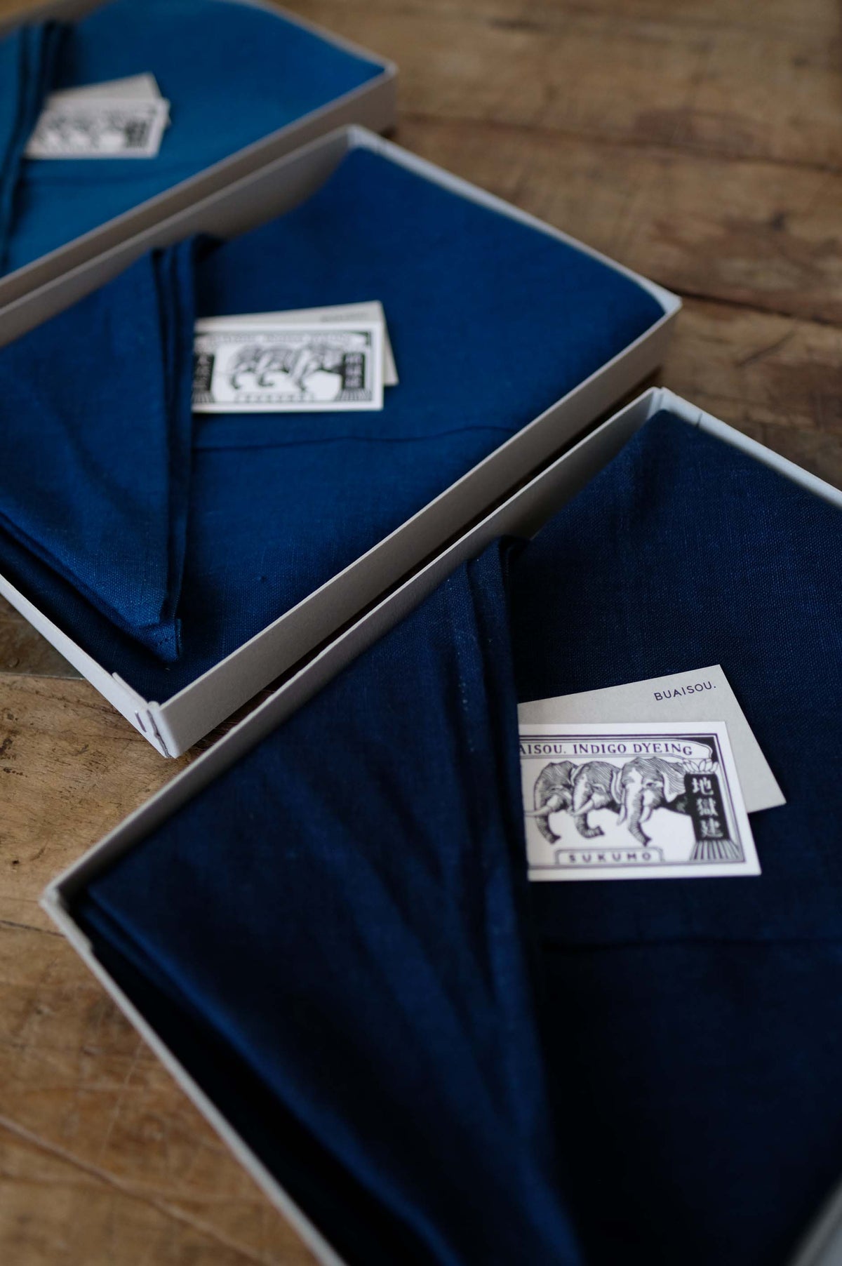 Indigo-Dyed Azuma Bag + Thread Kit - PREORDER