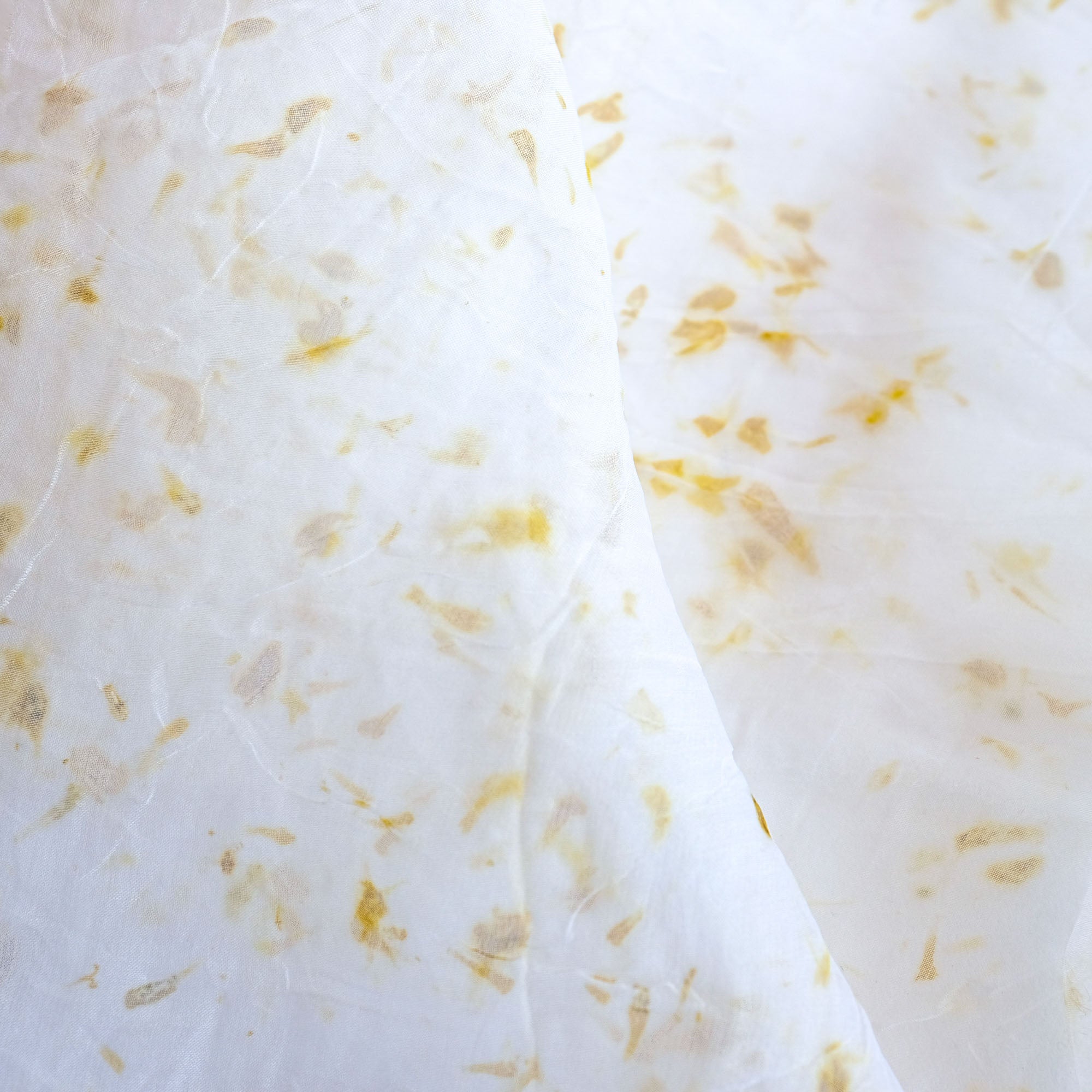 Naturally Dyed Eco-Printed Fabric