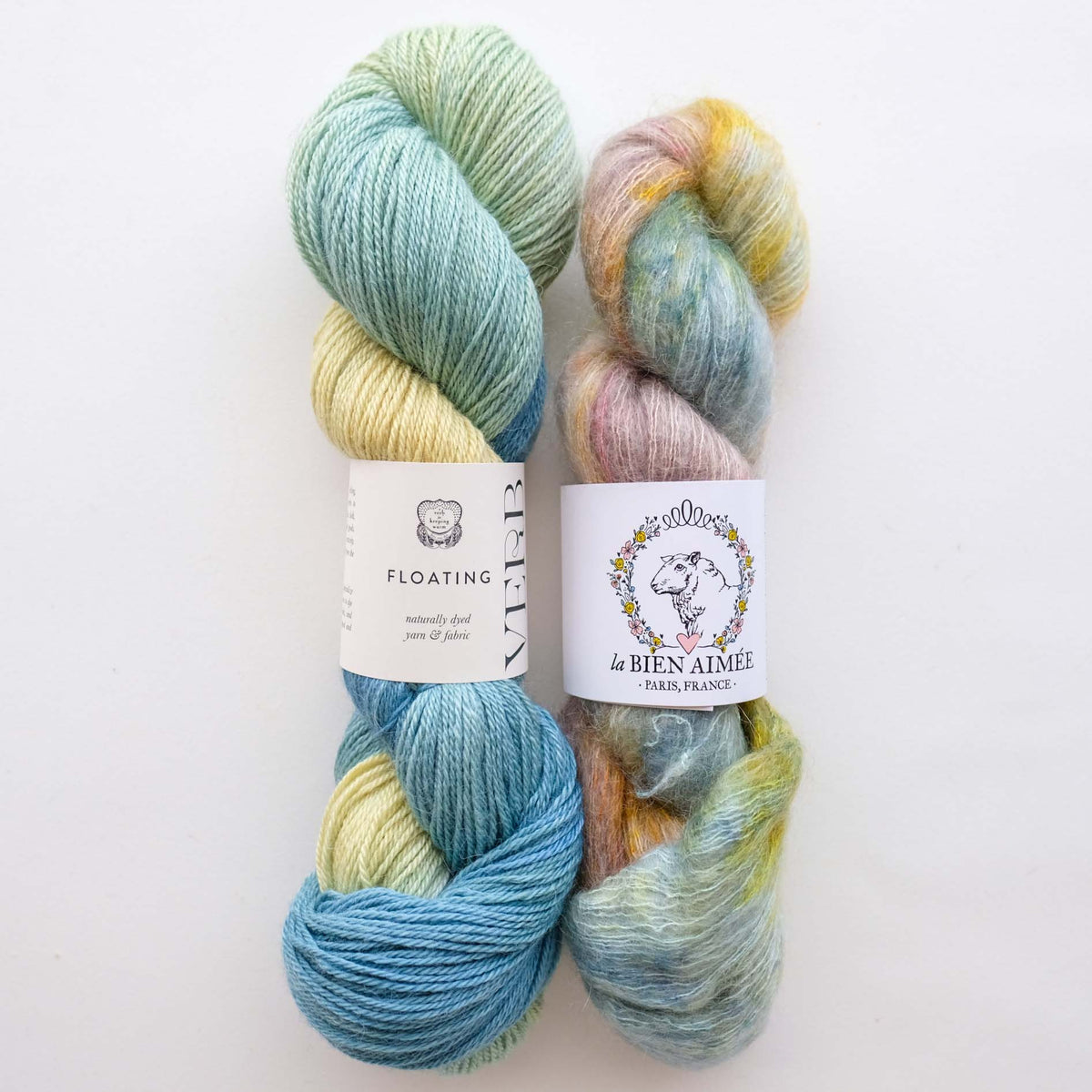 AVFKW x La Bien Aimée x Nadia Crétin-Léchenne - Simple Bliss Shawl Bundle