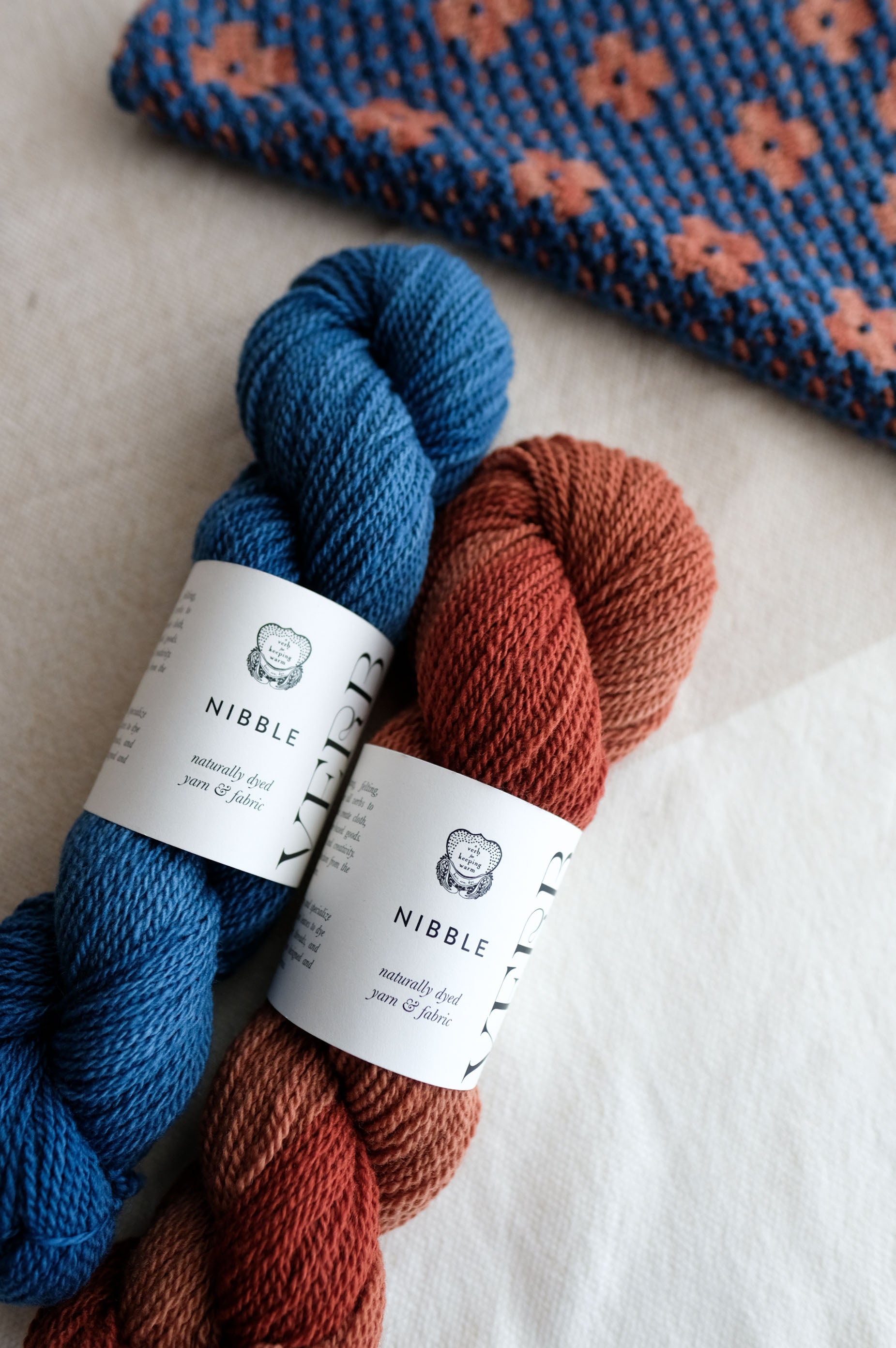 A Verb for Keeping Warm x Amy Christoffers - Pressed Flowers Shawl Bun