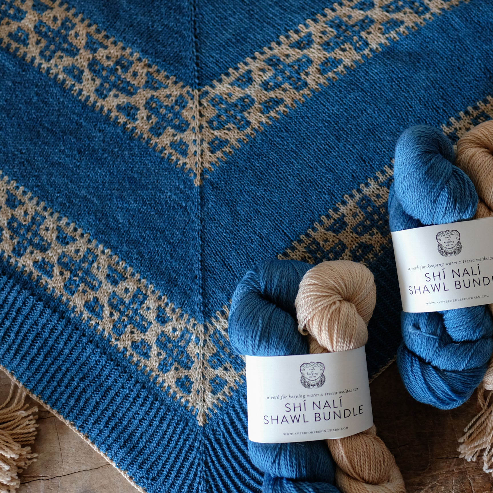 AVFKW x Tressa Weidenaar - Shí nalí Shawl Bundle - DYED-TO-ORDER