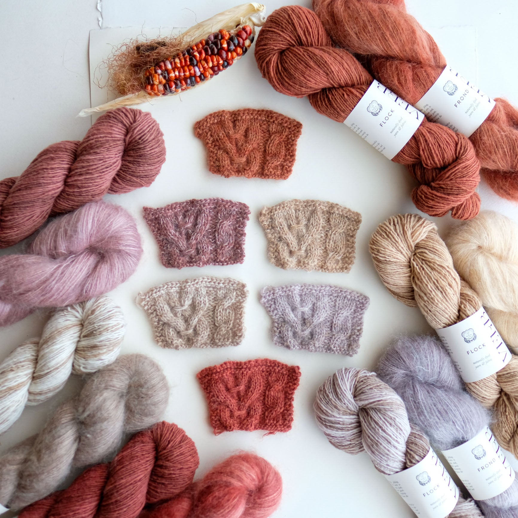 AVFKW x Thea Colman - Peach Bourbon Tea Cardigan Bundle