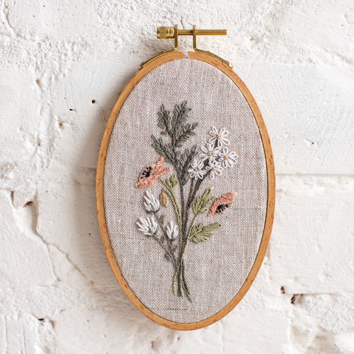 Botanical Bouquet Embroidery Kit