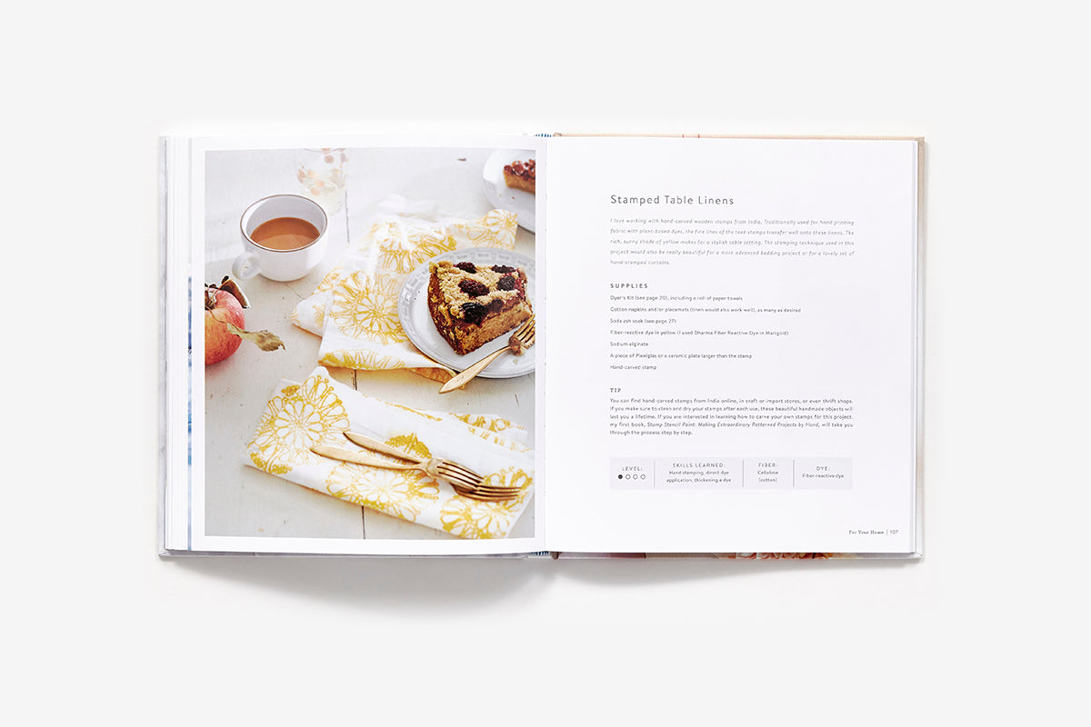Hand Dyed: A Modern Guide to Dyeing in Brilliant Color for You and Your Home by Anna Joyce